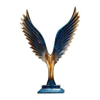 Скулптура на летящ орел в модерен луксозен стил, смола, марка Oukelai