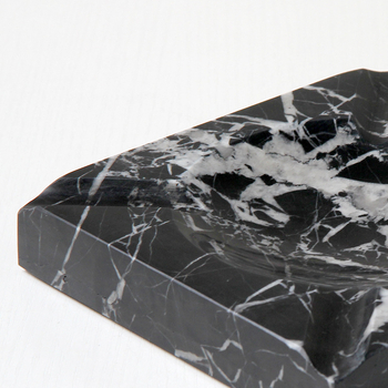 Cenușieră din marmură, stil modern minimalist, gravură