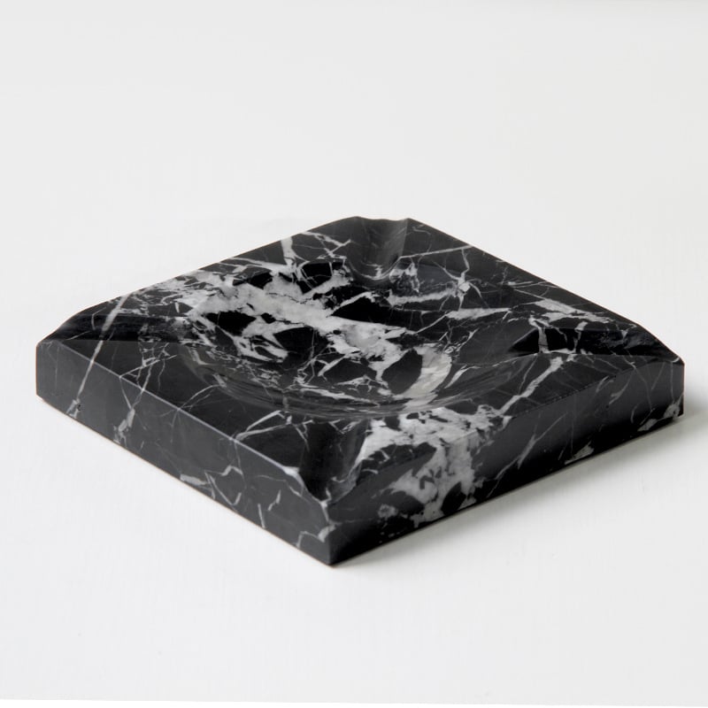 Cenușieră din marmură, stil modern minimalist, gravură