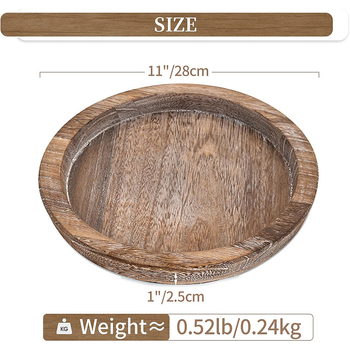 Koka apaļš juvelierizstrādājumu displejs — paredzēts ieejai, guļamistabai un viesistabai; klasisks stils; Star Industry; dāvana