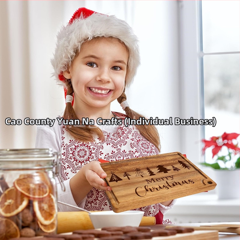 Puidust akatsiapuit jõululauad serveerimiseks ja juustulauaks | Logoga kohandatav | Deli laud | Modernne minimalistlik stiil