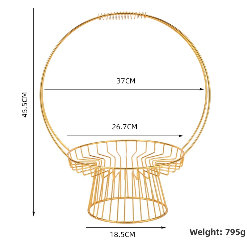 Puuviljade taldrikukorv (kohandatav, logotüübi trükkimine saadaval, volitatud eribränd, hiina lihtsuse stiil)