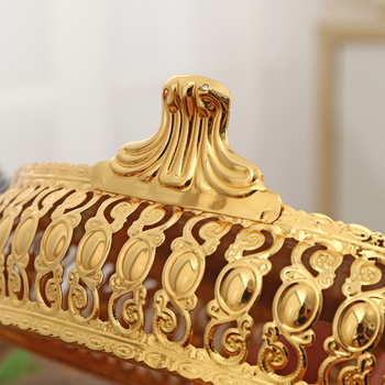 Tăviță octagonală pentru fructe - stil luxus ușor retro, farfurie de fructe pentru casă, lansare toamna 2025