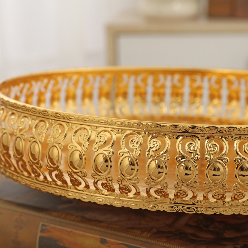 Tăviță octagonală pentru fructe - stil luxus ușor retro, farfurie de fructe pentru casă, lansare toamna 2025