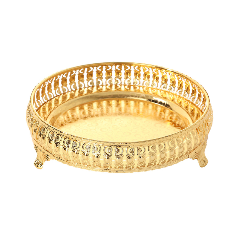 Tăviță octagonală pentru fructe - stil luxus ușor retro, farfurie de fructe pentru casă, lansare toamna 2025