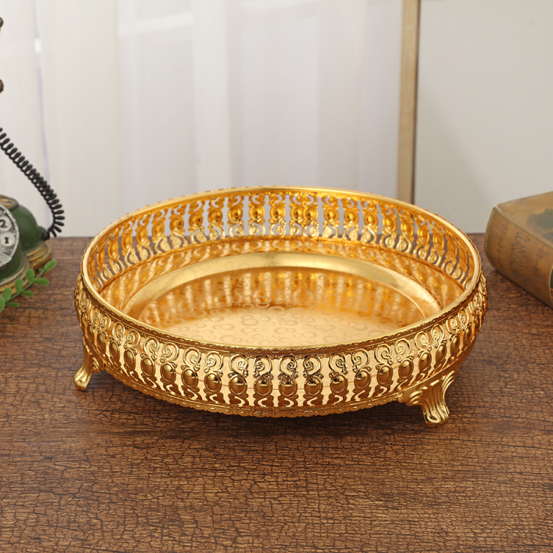 Tăviță octagonală pentru fructe - stil luxus ușor retro, farfurie de fructe pentru casă, lansare toamna 2025