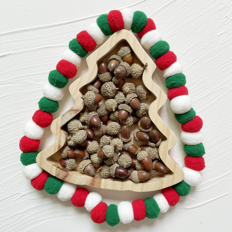 Tavă de depozitare din lemn pentru brad în stil japonez-nordic — design simplu și modern, construcție cu un singur strat, finisaj de suprafață diferit