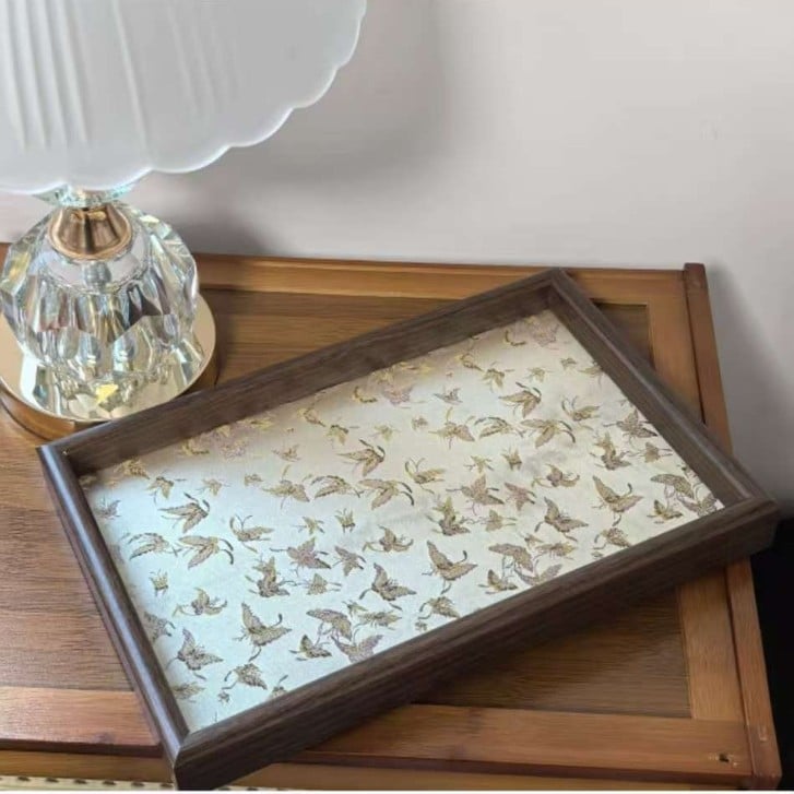 Leptir podnos s okvirom za skladištenje, plastični, prilagodljiv, površina: druga, stil: Novi kineski stil