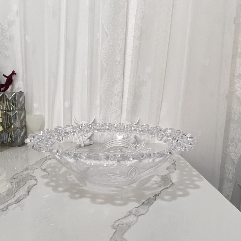 Platou de fructe din plastic, design neregulat, tavă de nuntă, stil european