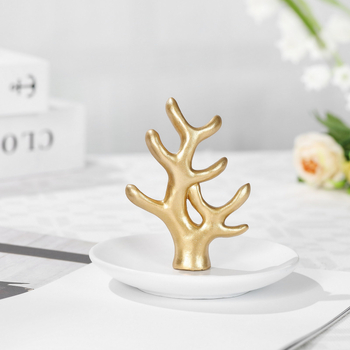 Ornament pentru depozitarea cheilor - ceramică și rășină, Wanlong, cod Ymx22026, stil modern minimalist