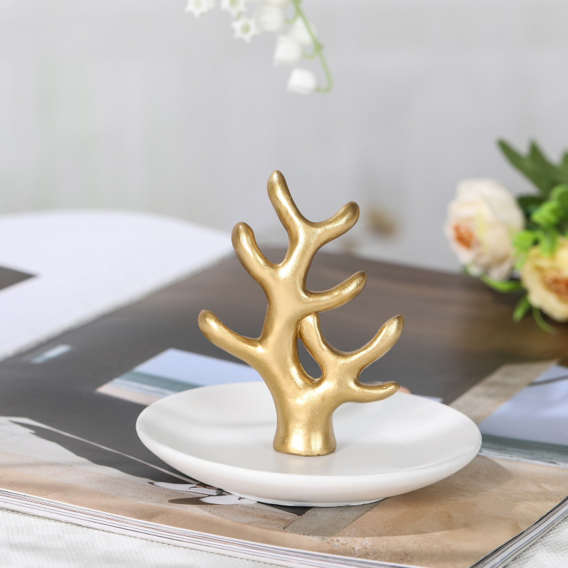 Ornament pentru depozitarea cheilor - ceramică și rășină, Wanlong, cod Ymx22026, stil modern minimalist