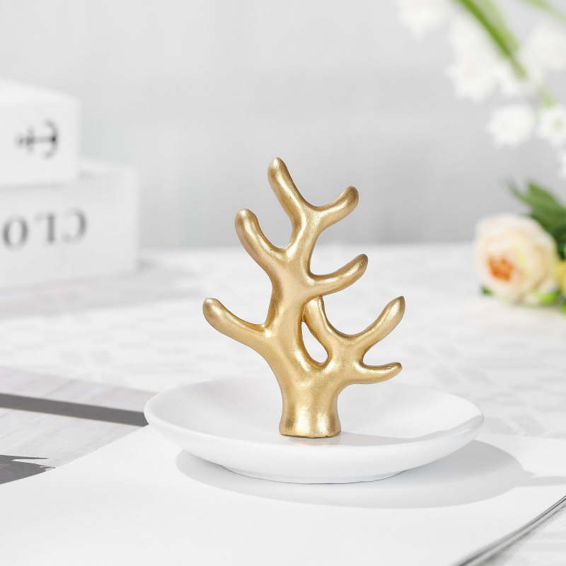 Ornament pentru depozitarea cheilor - ceramică și rășină, Wanlong, cod Ymx22026, stil modern minimalist