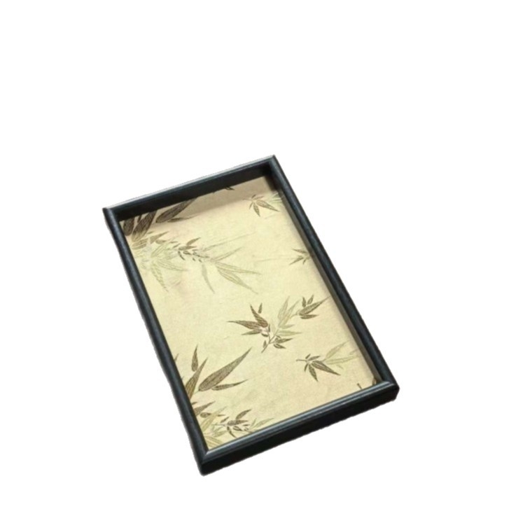 Δίσκος σερβιρίσματος από πλαστικό • Νέο κινεζικό στυλ • διακοσμητική επιφάνεια με μοτίβο φύλλων μπαμπού • Συσκευασία: Κανονική • Προσαρμογή: Όχι (Υλικό: Πλαστικό; Στυλ: Νέο Κινέζικο Στυλ; Επιφάνεια: Άλλη τεχνολογία; Συσκευασία: Κανονική; Προσαρμογή: Όχι)