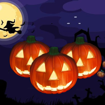 LED bundeva za Halloween dekoraciju — smola, TC marka, Halloween stil, rekvizit za scenografiju