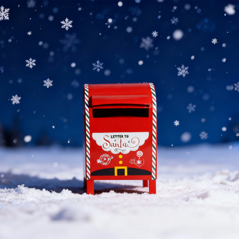 Ornament din fier – cutie poștală de Crăciun pentru uși, interior și exterior