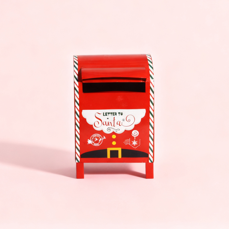 Ornament din fier – cutie poștală de Crăciun pentru uși, interior și exterior