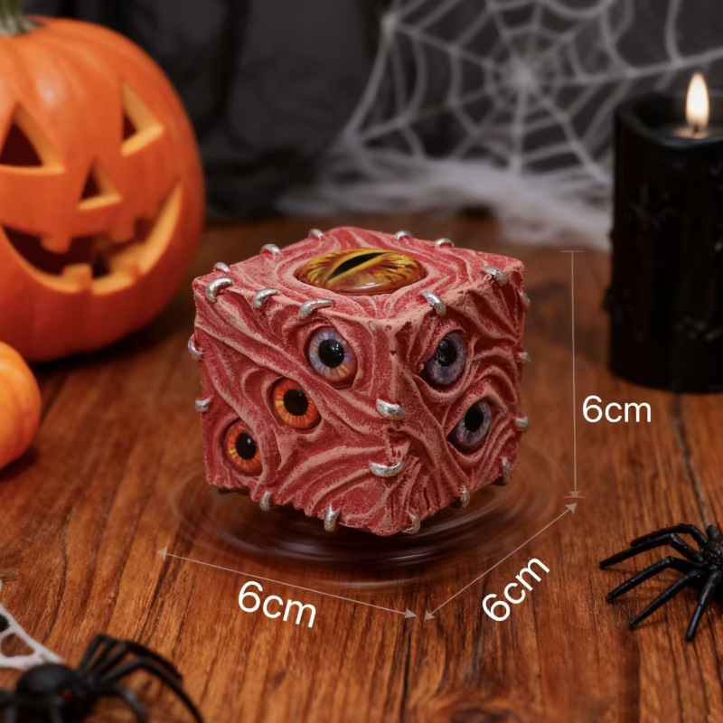 Eye of Destiny Dice – modern gyanta horror dísz bárhoz (Wu)