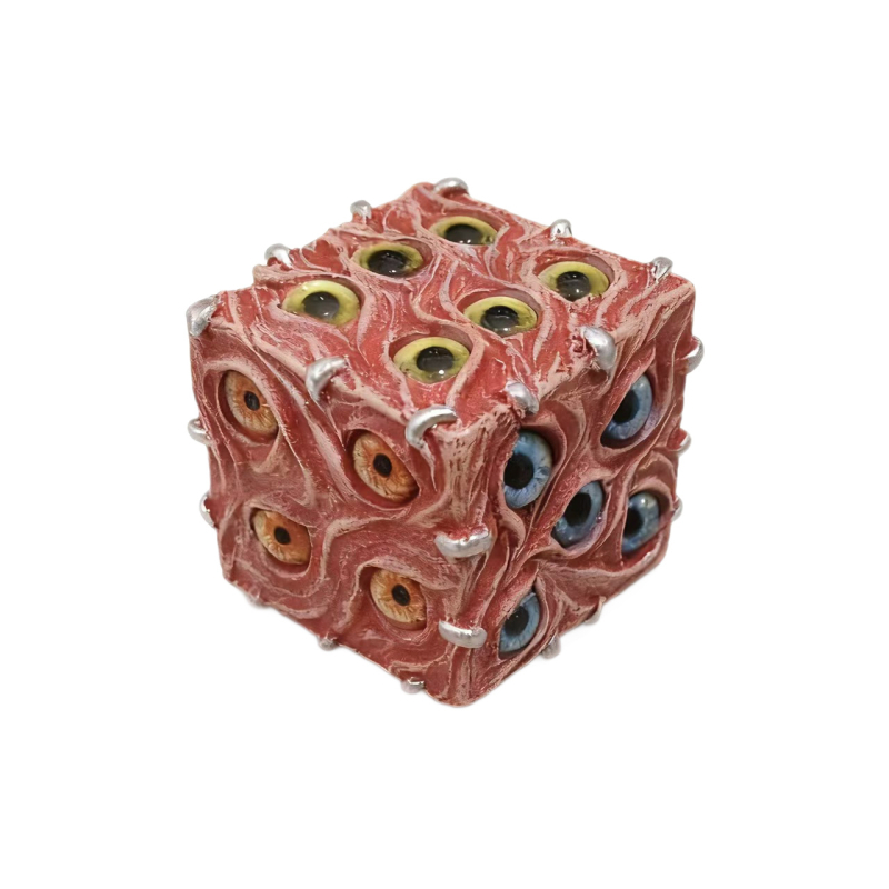 Eye of Destiny Dice – modern gyanta horror dísz bárhoz (Wu)