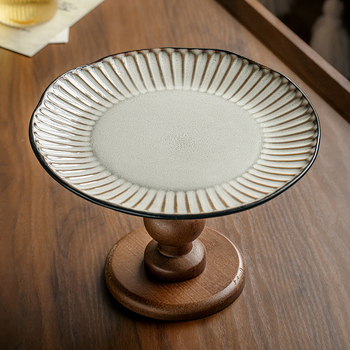 Platou pentru fructe, ceramică, stil retro, lux ușor retro