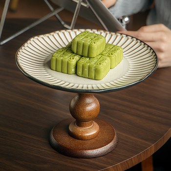 Platou pentru fructe, ceramică, stil retro, lux ușor retro