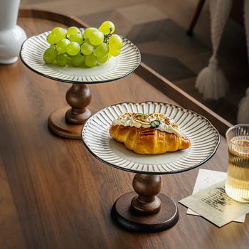 Platou pentru fructe, ceramică, stil retro, lux ușor retro