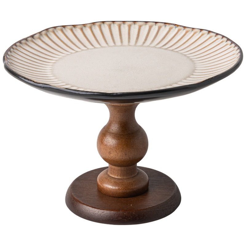 Platou pentru fructe, ceramică, stil retro, lux ușor retro