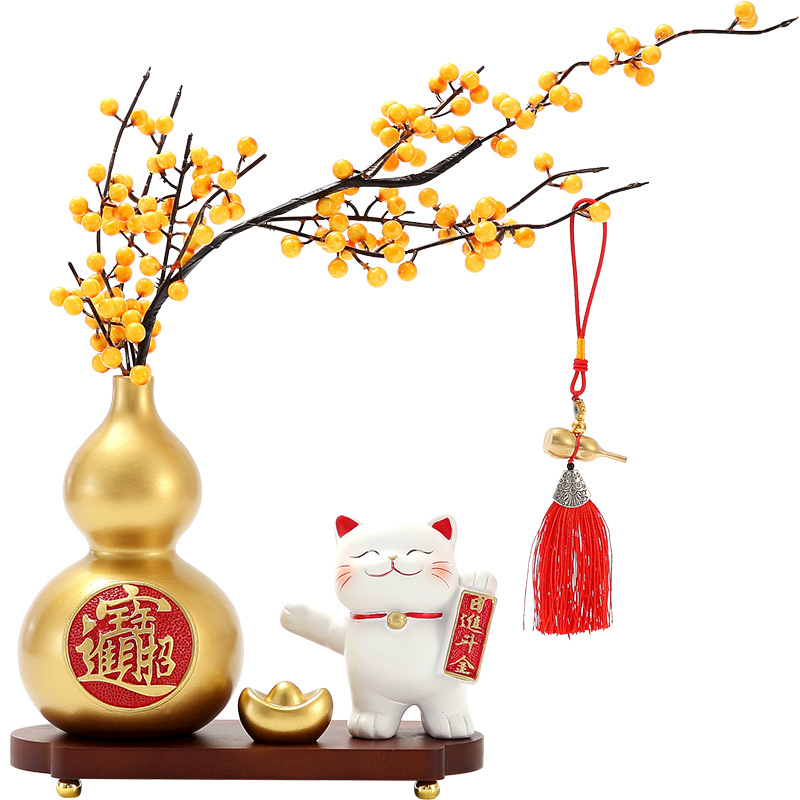 Ukrasna tikva za blagostanje - smola, ručna izrada, moderni minimalistički stil, kod proizvoda Msctm8s4