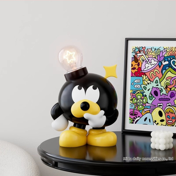 LED galda lampas dekors no sveķiem, vienkāršs un mūsdienīgs stils, izgatavots ar injekcijas formēšanu