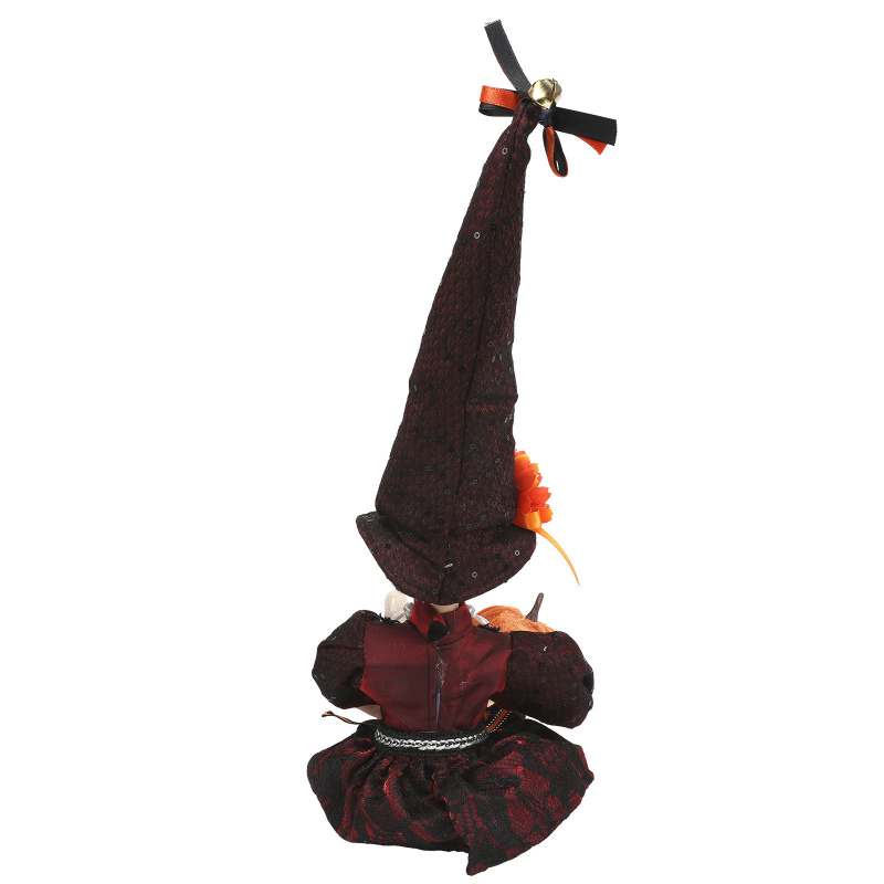 Halloween jelenethez dekorrekvizítumok: elf figurák, szellem, tök és boszorkány — aranyos dekorációk, stílus 20715165351