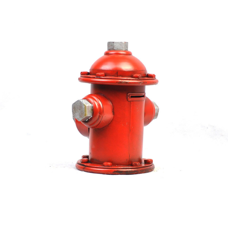 Ódon ónlemez tűzcsap modell persely – retro dekoráció bár/kávézóhoz, otthoni dekoráció (születésnapi ajándék, emlék)