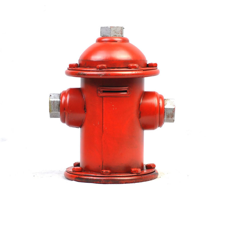 Ódon ónlemez tűzcsap modell persely – retro dekoráció bár/kávézóhoz, otthoni dekoráció (születésnapi ajándék, emlék)