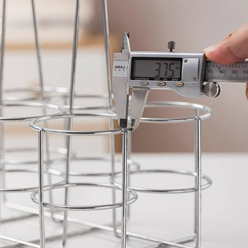 Ράφι κρασιού από σιδερένιο σύρμα, Sengao Pai, Νορδικού στυλ, Απλό στυλ