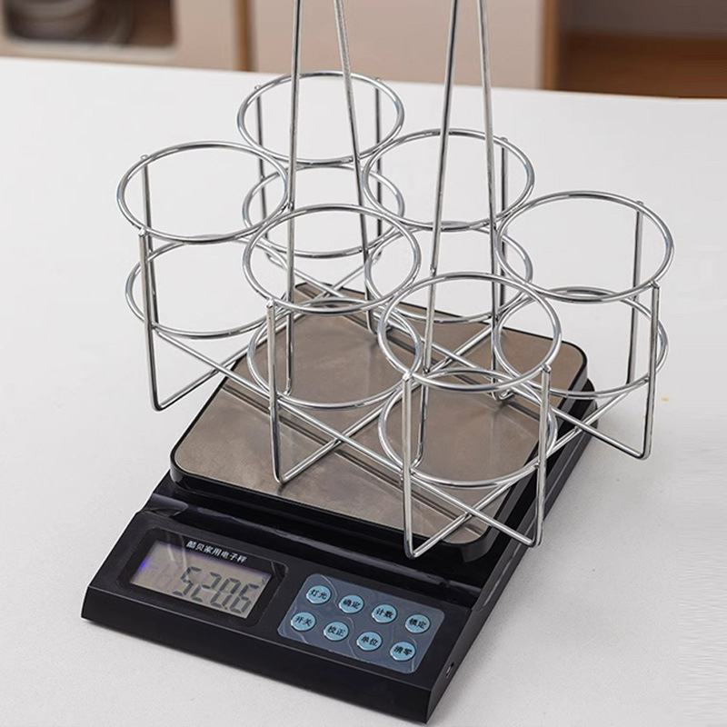 Ράφι κρασιού από σιδερένιο σύρμα, Sengao Pai, Νορδικού στυλ, Απλό στυλ