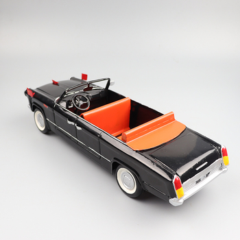 Ornament model de mașină Red Flag Cabriolet, lucrat manual de Tang sect handicrafts, din tablă de tin, decor pentru casă, stil clasic