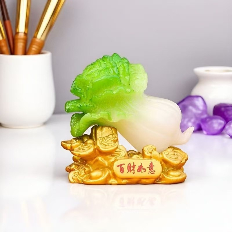 Dervos stalo dekoras — Kinų stiliaus, graviruotas ir rankomis dažytas