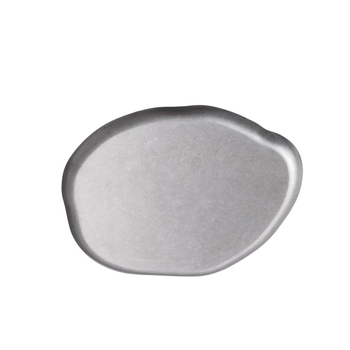 Δίσκος από ανοξείδωτο χάλυβα 304 με ασύμμετρο άκρο, ρετρό πολυτελής δίσκος για σνακ και ξηρούς καρπούς και δίσκος κοσμημάτων