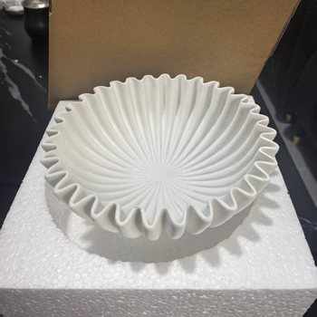 Resiintriipidest kauss-taldrik – moodsalt minimalistlik disain, inkjettrükkimisega pind, maalitud viimistlus, bränd Xusheng