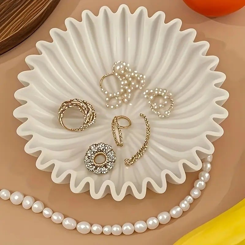 Resiintriipidest kauss-taldrik – moodsalt minimalistlik disain, inkjettrükkimisega pind, maalitud viimistlus, bränd Xusheng