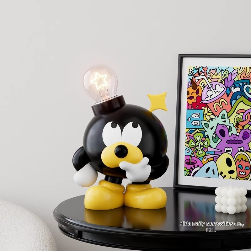 LED galda dekors lampiņa - Sveķu materiāls, injekcijas formēšana, vienkāršs modernas stils, dekor do guļamistabai