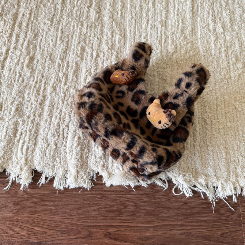 Geantă de pluș pentru copii cu caractere desen animate, material pluș; formă caractere de desene; stil copii/desene animate; sezon iarna 2025