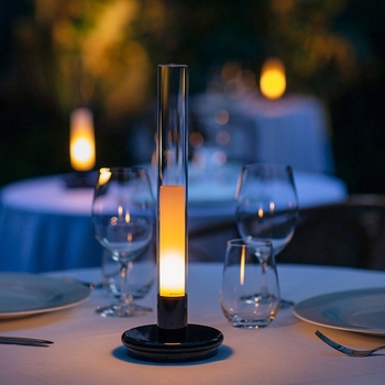 Nordiska stila galda lukt lampiņa ar korpusu no alumīnija + stikla, modelis Candle Table Lamp, spriegums ≤36V, DIY, nakts gaisma, apkārtnes gaisma