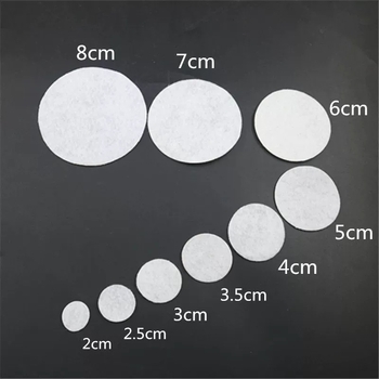 Patch za kapu, disk od neuvijenog tekstila, površinska montaža, kružni oblik, prirodni stil