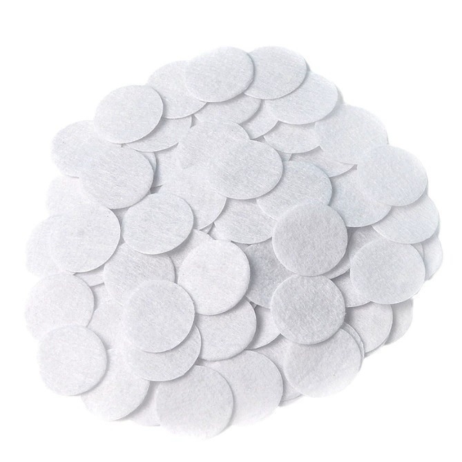 Patch za kapu, disk od neuvijenog tekstila, površinska montaža, kružni oblik, prirodni stil