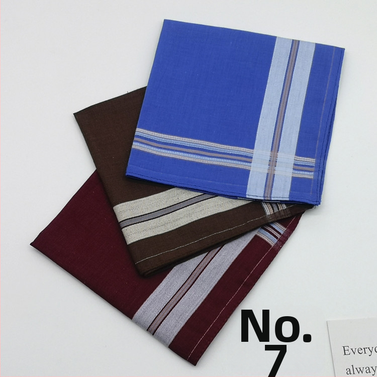 Kišeninė servetėlė, klasikinis languotas raštas, plona ir minkšta medvilninė medžiaga, Unique prekės ženklas, pavasaris 2025