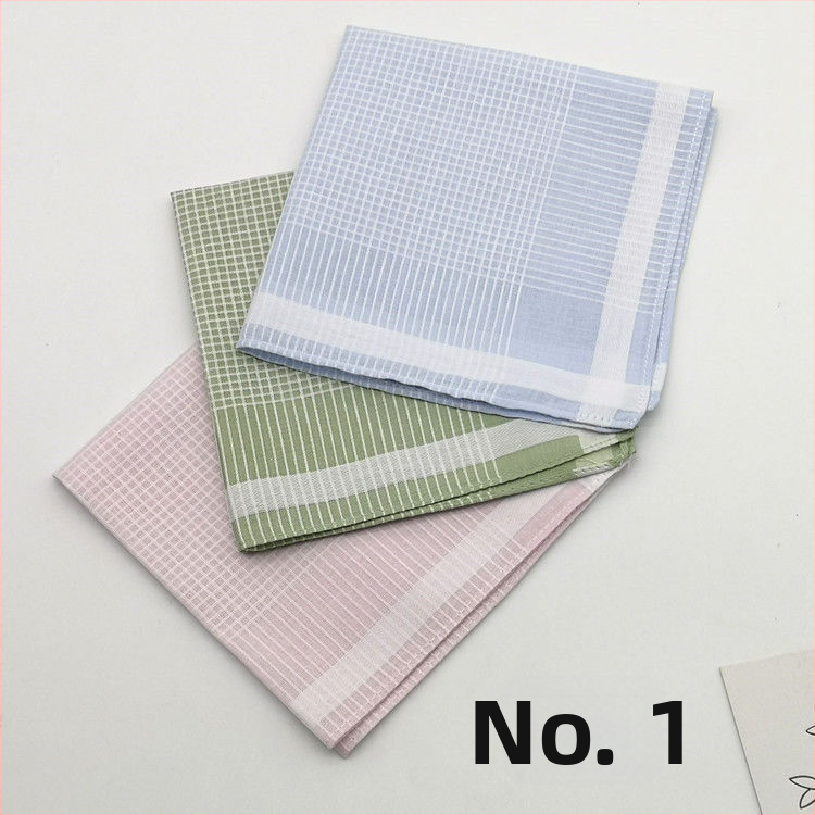 Kišeninis kvadratas – klasikinis languotas raštas, plonas, švelnus, lydinio medžiaga, pavasaris 2025