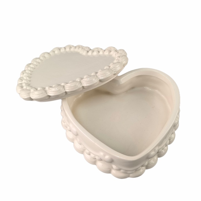 Porcelanska kutija za nakit nordijskog stila za prstene, lančiće i naušnice – elegantno skladištenje i kućna dekoracija