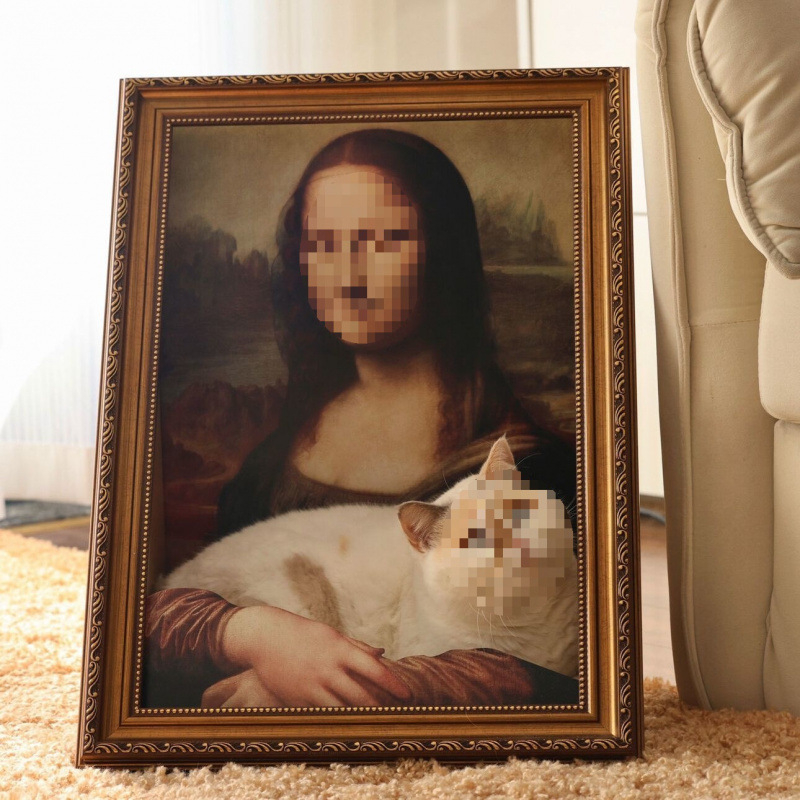 Πίνακας γρατσουνίσματος γάτας με φωλιά και πλαίσιο φωτογραφιών, σχεδίαση εμπνευσμένη από λαδογραφία, ανθεκτικός στις γρατσουνιές, χωρίς αποκόλληση τρίχων, παχύτερη κεραμίδα (Μάρκα: Άλλο; Υλικό: Άλλο; Ποσότητα σε κουτί: Άλλο; Στυλ: Γλυκό)