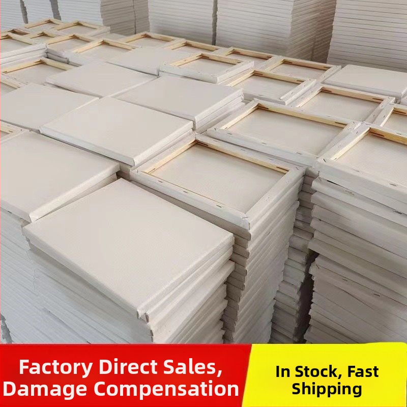 Eļļas gleznojuma rāmis ar audumu – cieta koka rāmis, kokvilnas un lina audums, piemērots eļļas un akrila gleznošanai