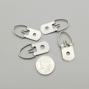 Kovový nástenný pendant pre rám fotky, model WJ.010, skrutkové upevnenie, dvojvrstvový dizajn, nosnosť 10 kg