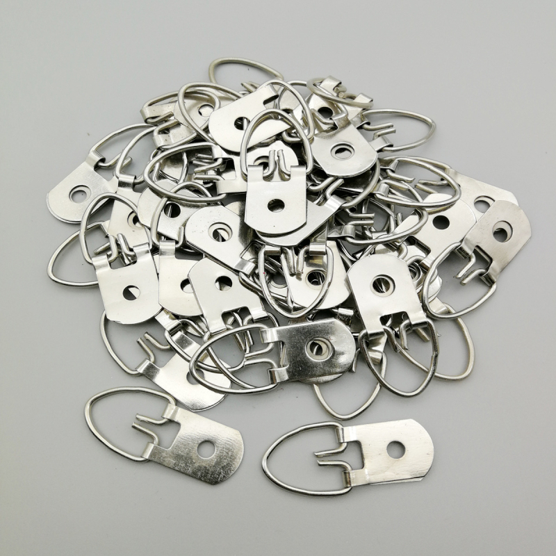 Kovový nástenný pendant pre rám fotky, model WJ.010, skrutkové upevnenie, dvojvrstvový dizajn, nosnosť 10 kg